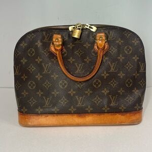 Authentic Louis Vuitton Monogram Alma Handbag -Vintage